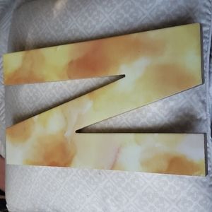 Letter N decor block